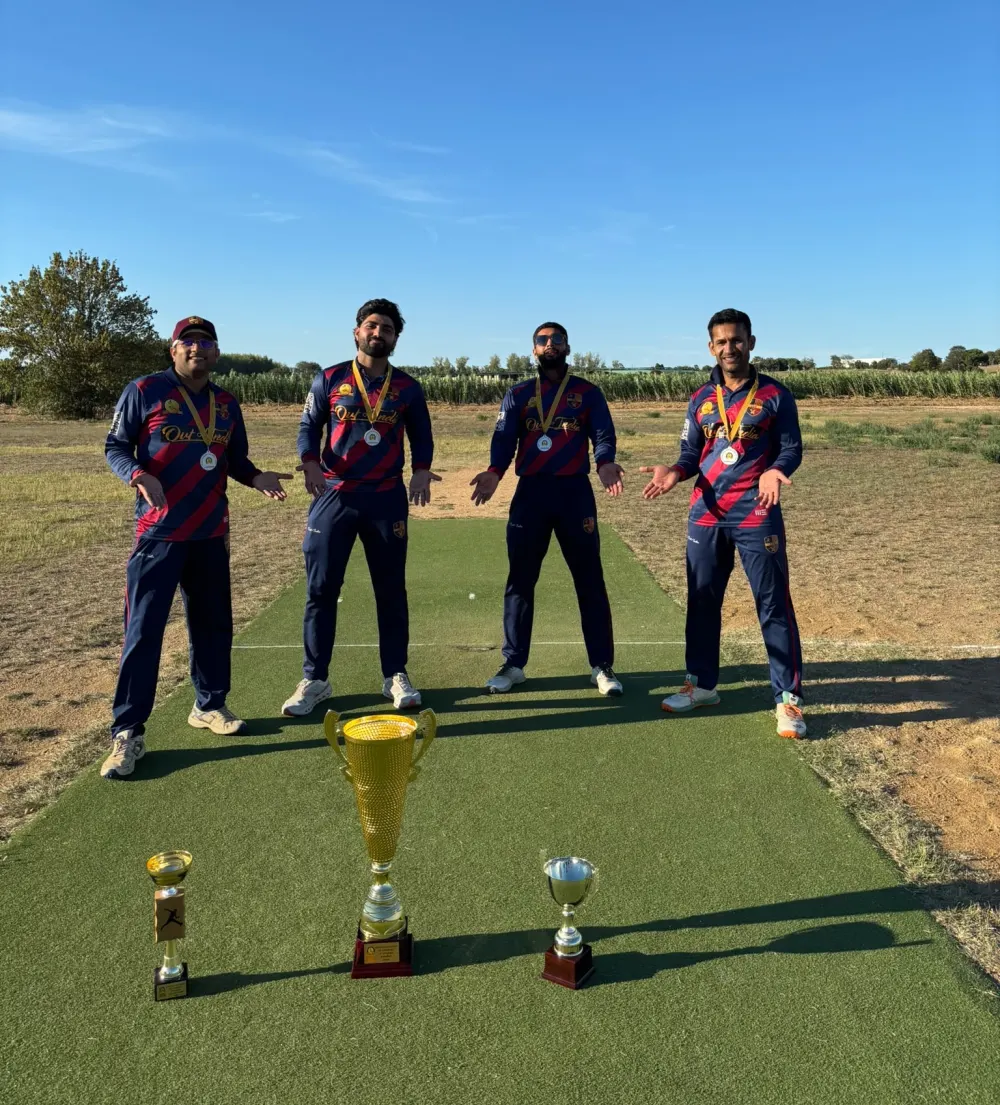 The silverware out on the pitch
