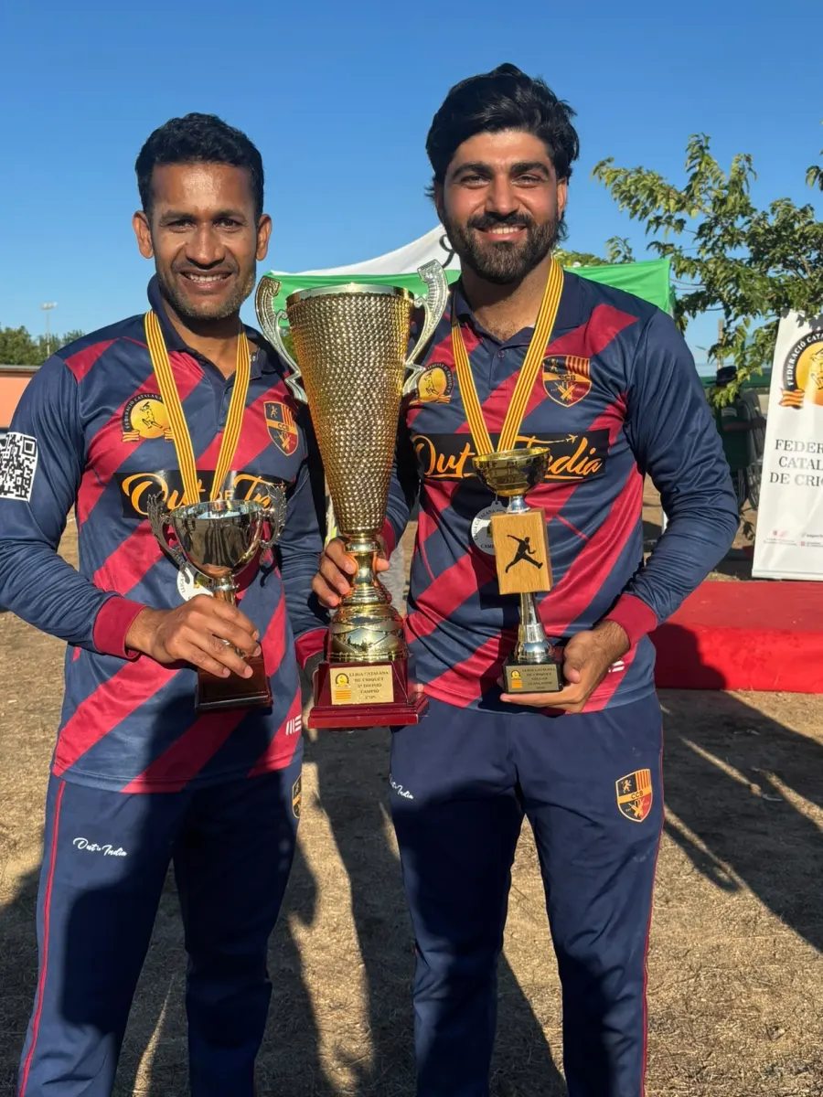 Trophies and medals for the champions